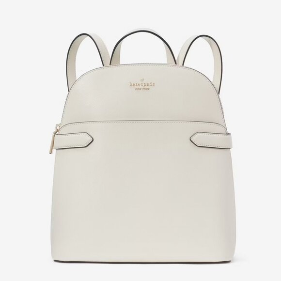 Kate Spade Staci Medium Dome Backpack Saffiano Leather - Meringue main image 5